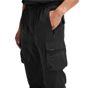 Represent 247 Black Cargo Pant