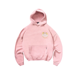 Represent Angel Borders Hoodie Pink