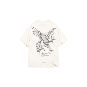 Represent Elegance Motion White Graphic T-Shirt
