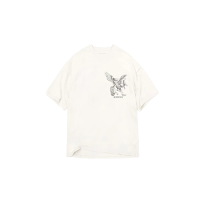 Represent Elegance Motion White Graphic T-Shirt
