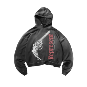 Represent Hoodie Loaded With Love Black