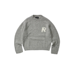 Represent Logo Knit Sweater Grey